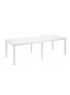 Table d'extérieur blanc 94x90 cm
