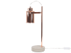 Lampada da tavolo in metallo color rame 37cm
