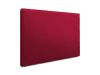 Tête de lit en velours rouge 120x160x10