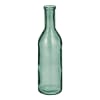 Jarrón de botellas vidrio reciclado verde alt. 50