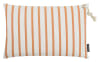 Housse de coussin extérieur rayée dralon orange - 60x40