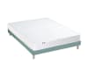 Ensemble matelas accueil latex 3 zones sommier vert 140x190