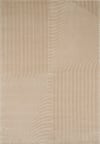 Alfombra beige en relieve - 200x290