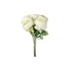 Bouquet de renoncules artificielles blanc H40