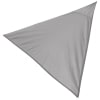 Toile ombrage triangulaire gris - 300x300x300cm