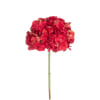 Tallo de hortensia artificial roja h50