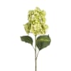 Tige d'hortensia artificielle verte H59