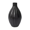 Vaso decorativo in ferro nero H37
