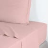 Lenzuolo raso di cotone 240x300 rosa