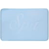 Tapis de bain mémoire de forme bleu 40x60cm