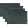 Tovagliette (x4) lino lavato 30x50 grigio ardesia