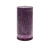 Bougie cylindrique violette H20