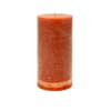 Candela cilindrica arancione H20