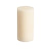 Bougie cylindrique beige H20