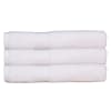 Lot de 3 maxi draps de bain 100x150 cm 500 gr/m2 blanc