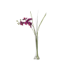 Orchidée en illusion d'eau artificielles violette H65