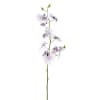 Tallo de orquídea oncidium artificial blanca y malva h58