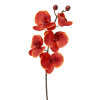 Tallo de orquídea phalaenopsis artificial roja h47