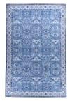Tapis classique imprimé en polyester - Bleu 140x200 cm