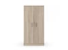 Armoire à chaussures 2 portes (30 Paires) L55 cm x H108cm - Bois