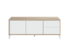 TV-Möbel mit 2 Türen und 2 Schubladen - L130 cm -
