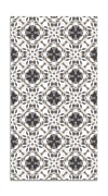 Alfombra vinílica hidráulico oriental mosaico gris 60x200 cm