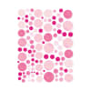 Pegatinas antideslizantes para bañeras burbujas rosa