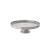 Alzata per torte in alluminio argento D38