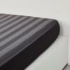 Drap housse 2 personnes uni coton grand bonnet 140x200 cm