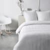 Parure de lit en Coton Blanc 220x240 cm