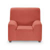 Funda de sillón elástica adaptable naranja 70 - 110 cm