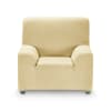 Funda de sillón elástica adaptable beige 70 - 110 cm