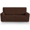 Funda de sofá elástica adaptable marfil 240 - 270 cm