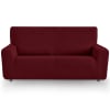 Funda de sofá elástica adaptable rojo 240 - 270 cm