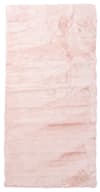 Alfombra para salón rosa shaggy 80 x 200 cm