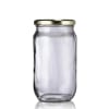 Boîte à Sucre En Verre FIVE Simply Smart 1,6L - Couvercle Bambou, Hermétique, Design Glassy Transparent