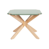 Table basse scandinave l. 60 x h. 40 cm vert