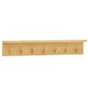 Colgador de pared de madera maciza en tono olivo de 61x9,5cm