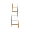 Escalera de madera maciza en tono envejecido de 50x150cm