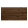Tête de lit en bois de pin marron foncé 120x60cm