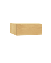 Table de chevet en bois suspendue