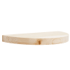 Mesita de noche de madera maciza flotante natural de 3,2x40cm
