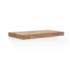 Mesita de noche de madera maciza flotante en tono envejecido 45x3,2cm