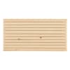Tête de lit en bois de pin naturelle 100x60cm