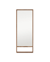 Espejo de madera maciza tono envejecido de 60x160cm