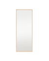 Espejo de madera maciza tono natural de 80x180cm