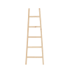 Escalera de madera maciza en tono natural de 50x150cm