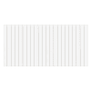 Cabecero de madera maciza en tono blanco de 200x75cm