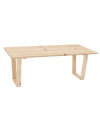 Table basse en bois de pin naturelle