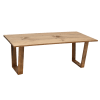 Table basse en bois de pin vieilli
